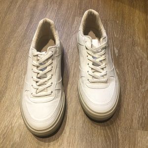 Zara Canvas White Sneakers